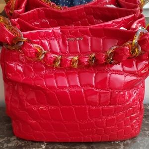 MIU MIU Red Tote